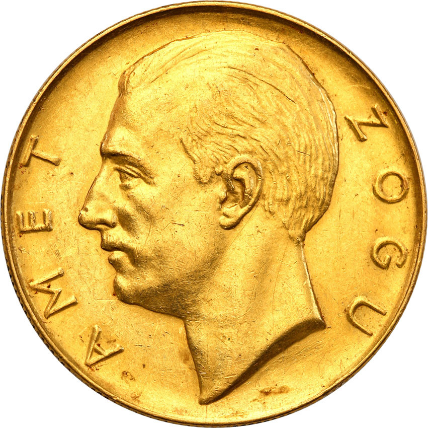 Albania. 100 Franków (franga) 1927 bez gwiazdek
